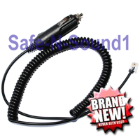 Cigarette Lighter Coiled Cord Power Plug