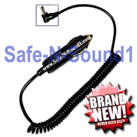 Cigarette Lighter Coiled Cord Power Plug