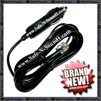 Cigarette Lighter Straight Cord Power Plug