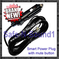 Cigarette Lighter Coiled Cord Power Plug